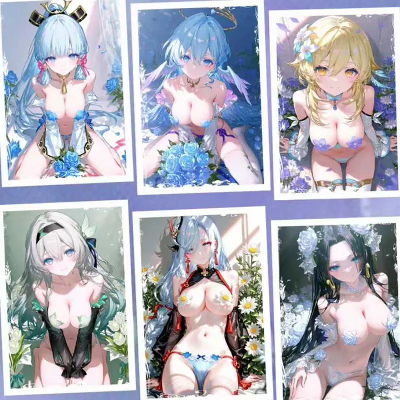 2025 New Goddess Story A5 Acrylic Collection Card Genshin Impact Booster Box Wholesale Board Game Hobbies Gift