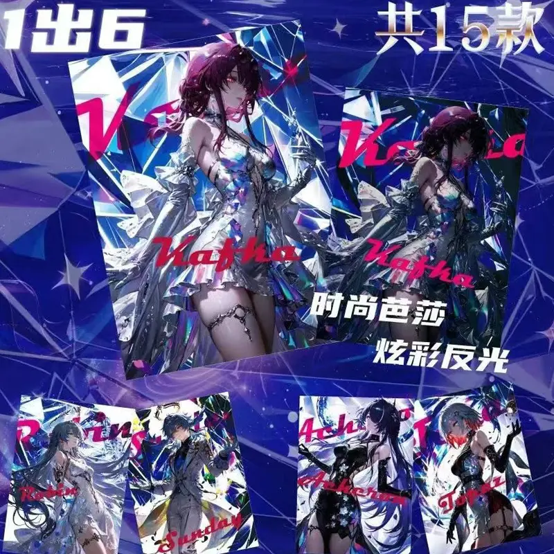 2025 Goddess Story Galactic Roaming Tear Toys Wave 5 Wholesale Full Set Game Anime Character Collection Card Hobbies Gift