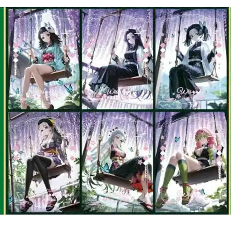 Demon Slayer Cards Wholesale Booster Box Wen Lan Cultural Creation Anime Character Collection Card Board Game Card Holiday Gift