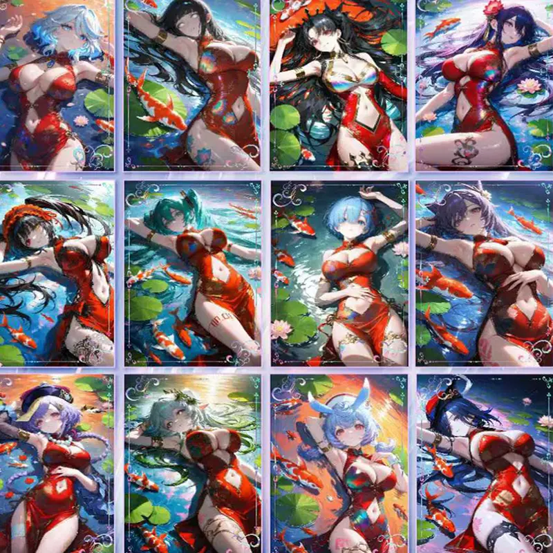 New Goddess Story A5 Acrylic Colored Paper Thickened Version Booster Box Collection Card Board Game Card Toys Hobbies Gift