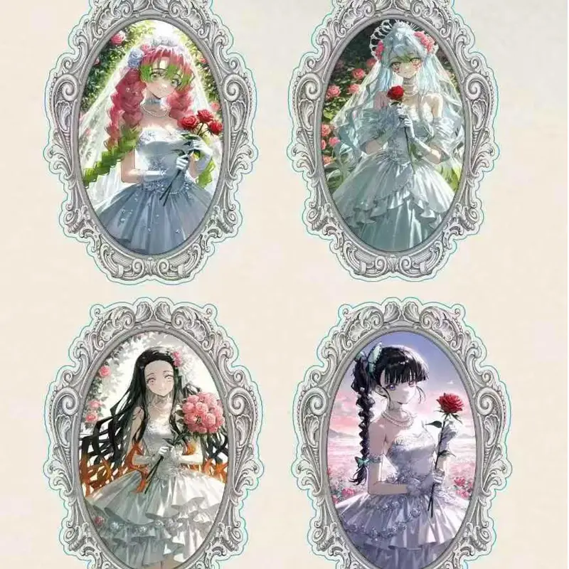 2025 New Demon Slayer Bu Ding Culture Collection Card 10*15cm Size Wholesale Cute Anime Character Hobbies Gift For Fans