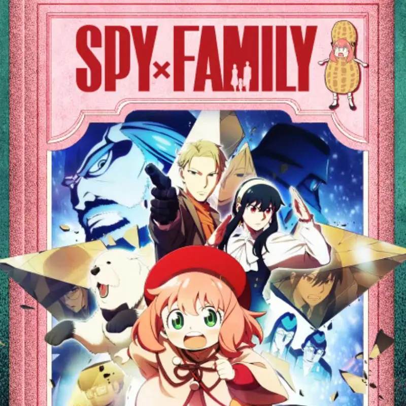 SPY x Family Collection Cards Creative Classical Anya New Original Anime Character Board Game Playing Trading Cards