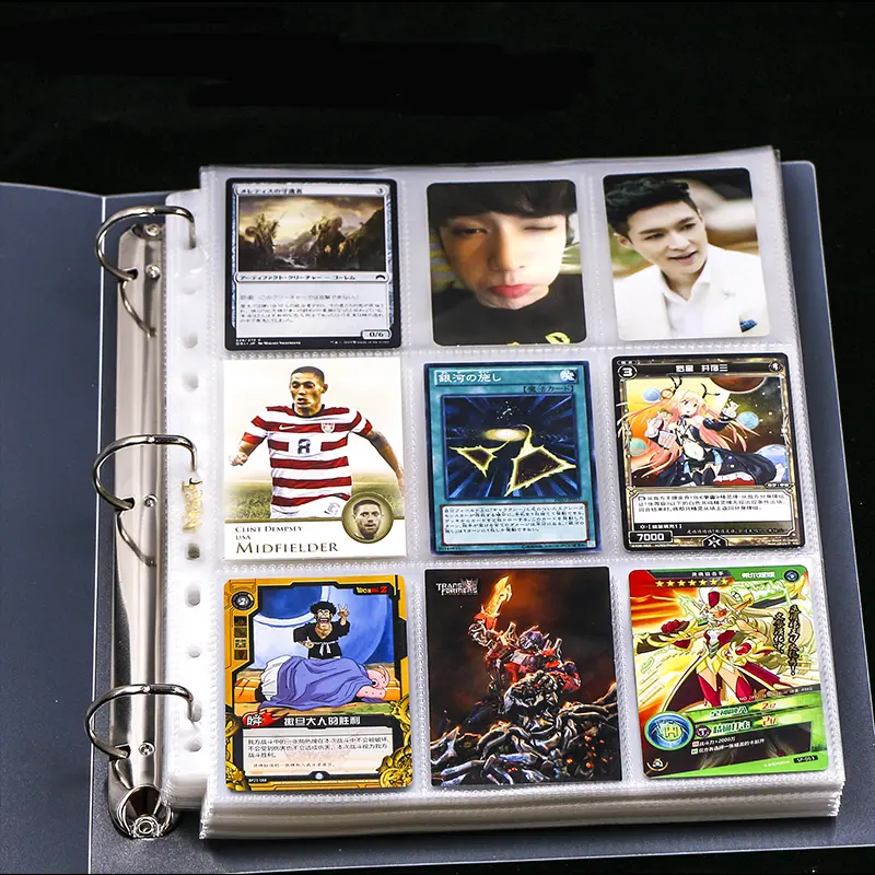 Big Capacity Cards Photo Albums Collect Book Playing Card Binder Celebrity Card Photo Album Sleeve Holders Book