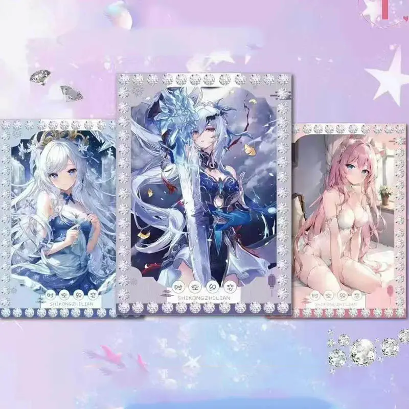 Goddesses Story Booster Box Collection Card Time And Space Weaving Theme Series Female Character Card Playing Cards Tables Games