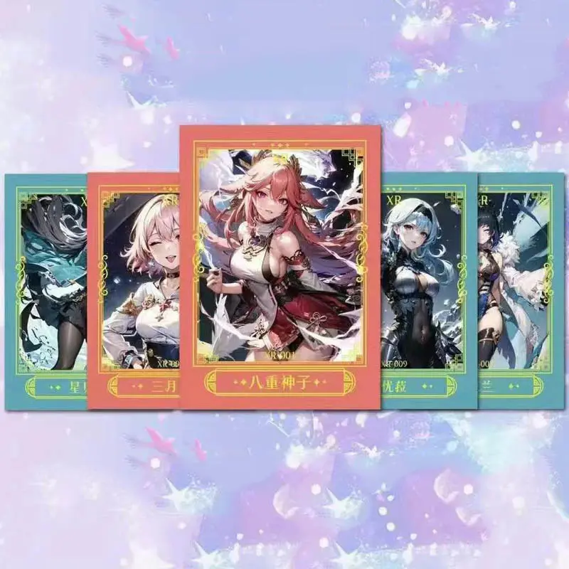 Goddesses Story Booster Box Collection Card Time And Space Weaving Theme Series Female Character Card Playing Cards Tables Games