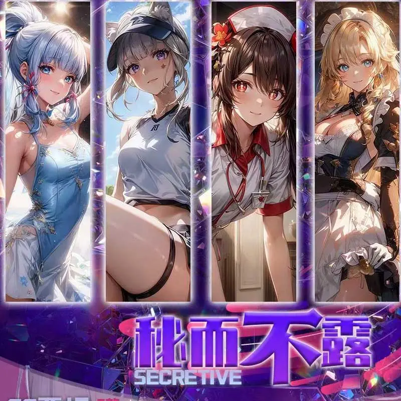 Goddess Story Collection Card Side Bronzing Front And Back Laser Sexy Acg Anime Trading Cards
