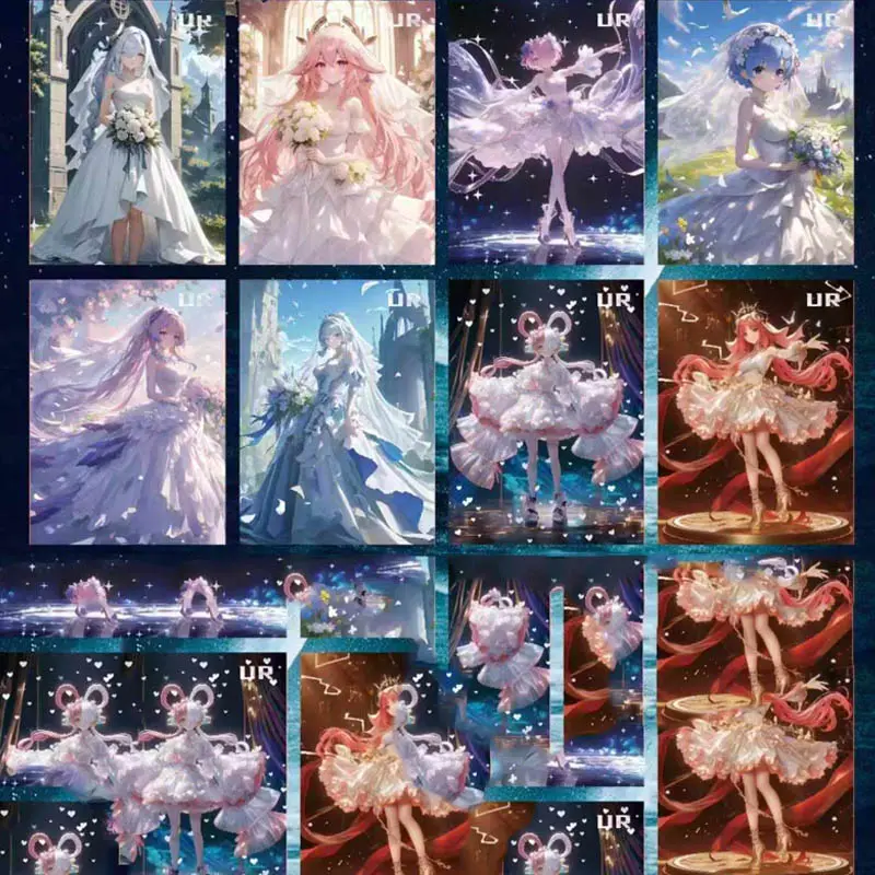 Goddess Story Hot And Spicy 3 Flower White Moonlight Cards Booster Box Erogenous Girls Party Trading Playing Cards