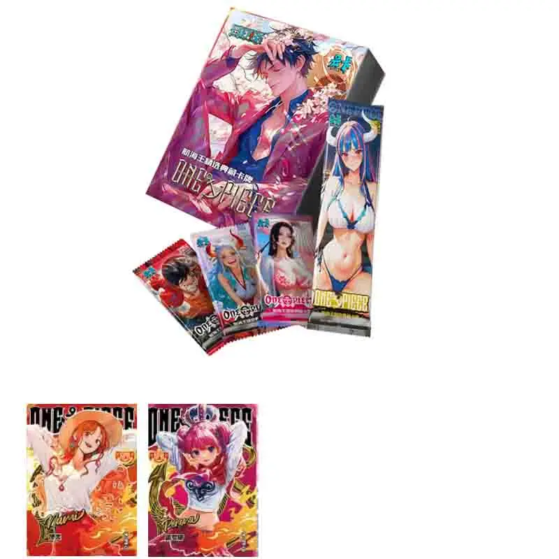 One Piece Cards Collection Booster Box Tcg The Queen's Gift Case Set Wholesale Playing Cards Board Games