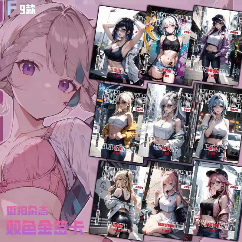 Goddess Story Collection Card Side Bronzing Front And Back Laser Sexy Acg Anime Trading Cards