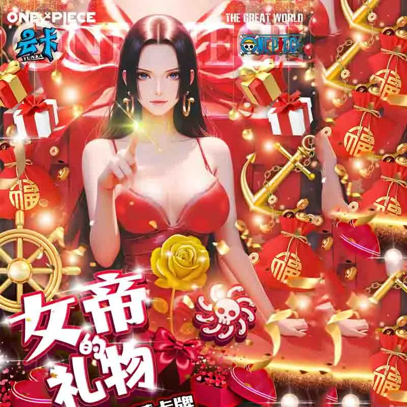 One Piece Cards Collection Booster Box Tcg The Queen's Gift Case Set Wholesale Playing Cards Board Games
