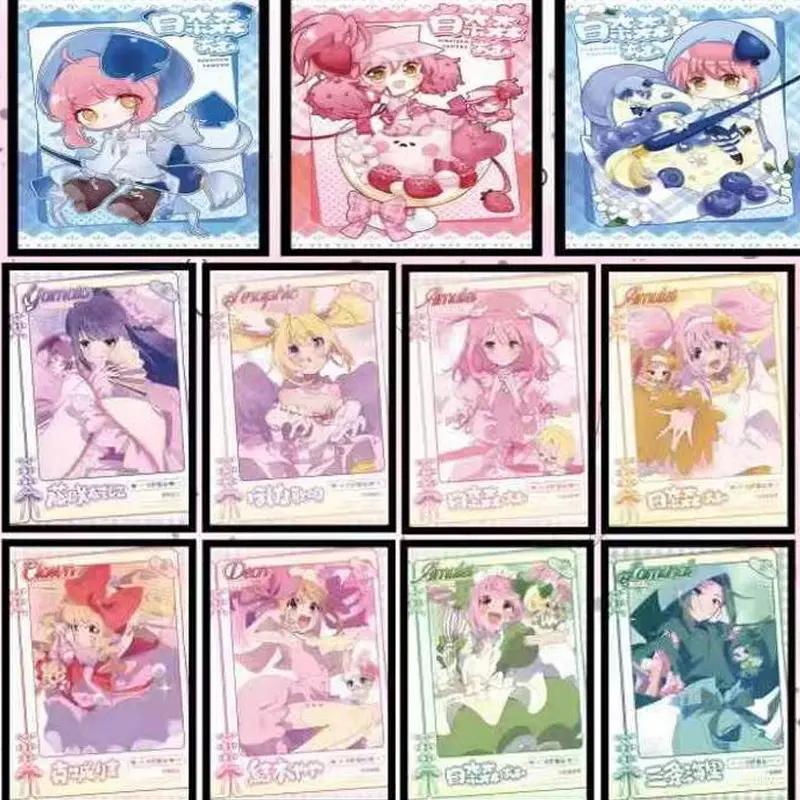 New Sweat Heart Shou Hu Tian Xin Collection Colored Paper New Process Anime Character Collection Card Kids Toys Hobbies Gift