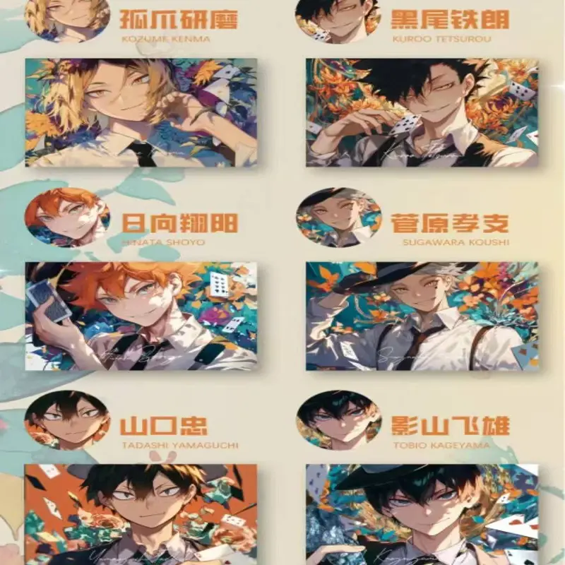 2025 New Haikyu!! Ke Ke Culture Collection Card A5 Size Rich Prizes Wholesale Anime Character Hobbies Gift For Fans