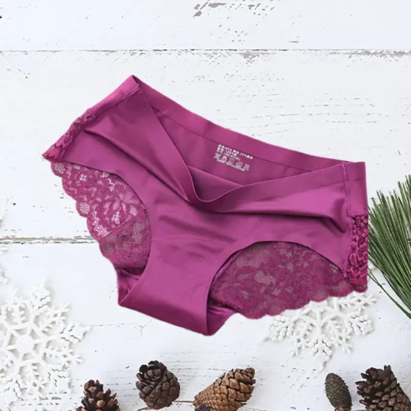 Set/lot Seamless Women Hollow Out Panties Set Underwear Comfort Lace Briefs Low Rise Female Sport Panty Soft Lady Lingerie
