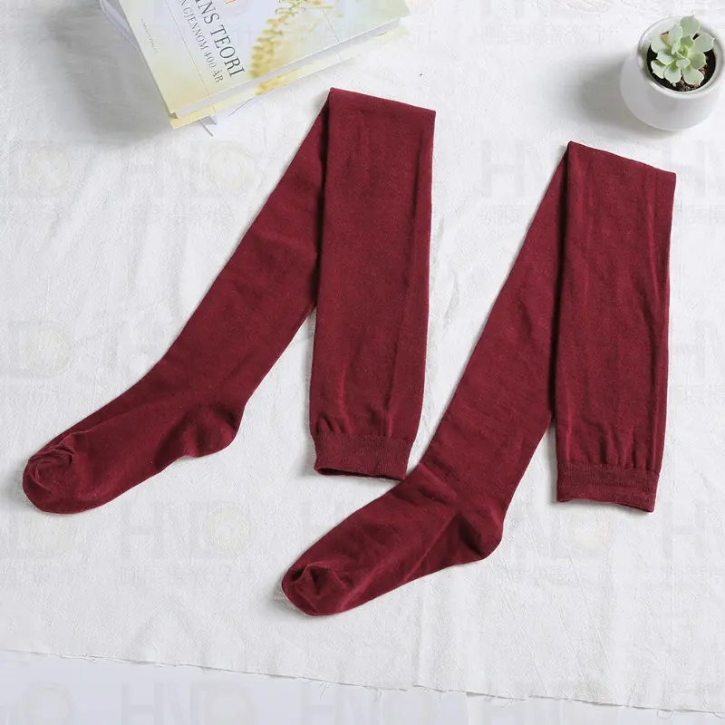 80cm Women's Stockings Autumn and Winter Leg Socks Women Cotton Thigh High Over The Knee Stockings For Ladies Extended Edition