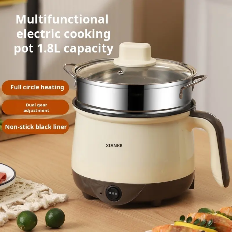 Multifunction Electric Cooker Electric Hot Pot Steaming Allinone Cooking Pot Single/Double Layer Hot Pot Electric Rice Cooker