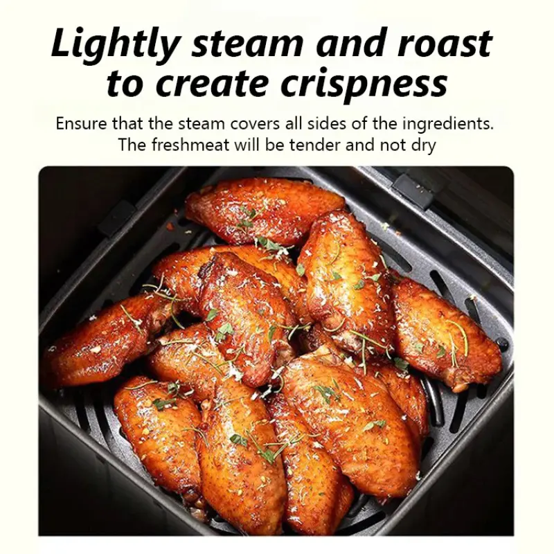 Home Visual Air Fryer Camel Multifunctional Large Capacity Knob Electric Oven French Fryer