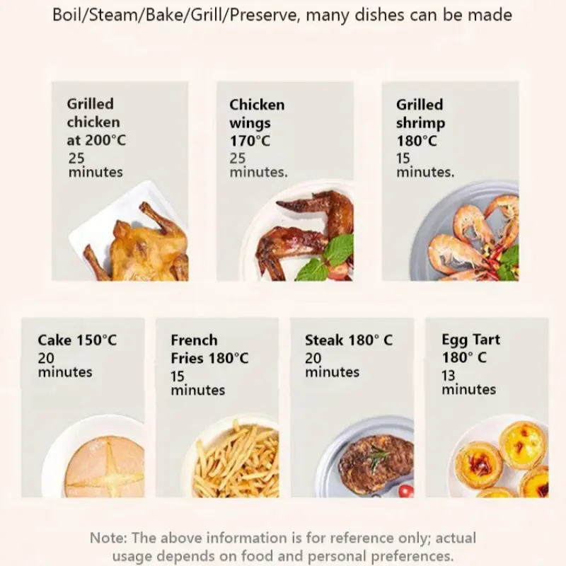 Home Visual Air Fryer Camel Multifunctional Large Capacity Knob Electric Oven French Fryer