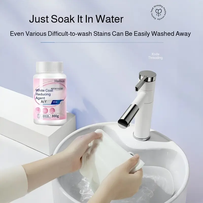 Miracle Bleach Low Foam Easy Stain Removal White Yellow Clothes Quick Yellow Removal Bleach