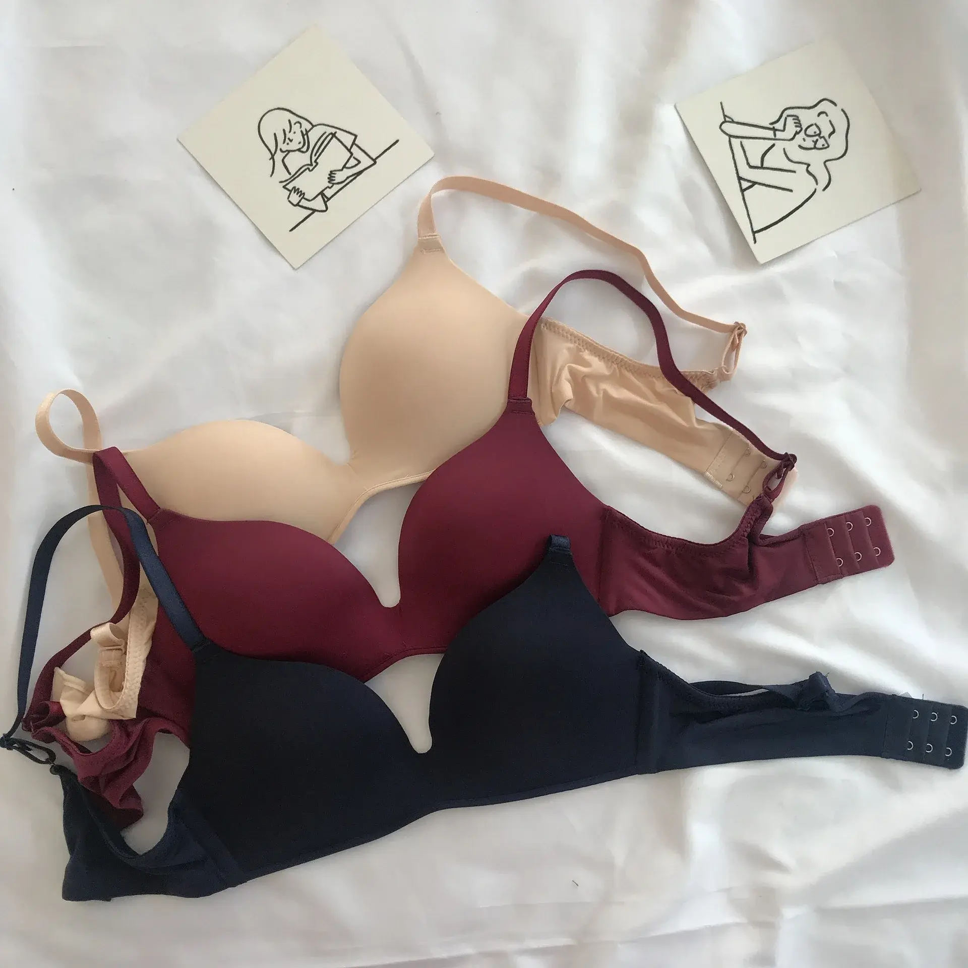 Seamless Bras for Women Push Up Bras No Wire Brassiere A B Cup Underwear Sexy Bralette Three Quarters(3/4 Cup) Lingerie