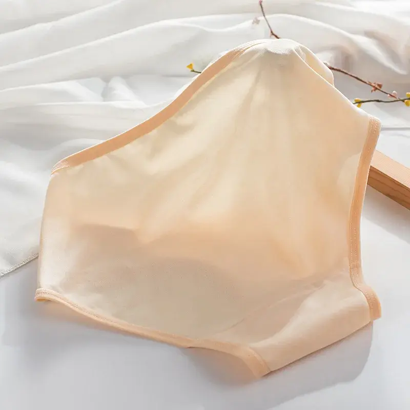 Plus Size Panties Women's Cotton Underwear Girls Briefs Solid Color Lingeries Shorts Comfortable Underpant For Woman