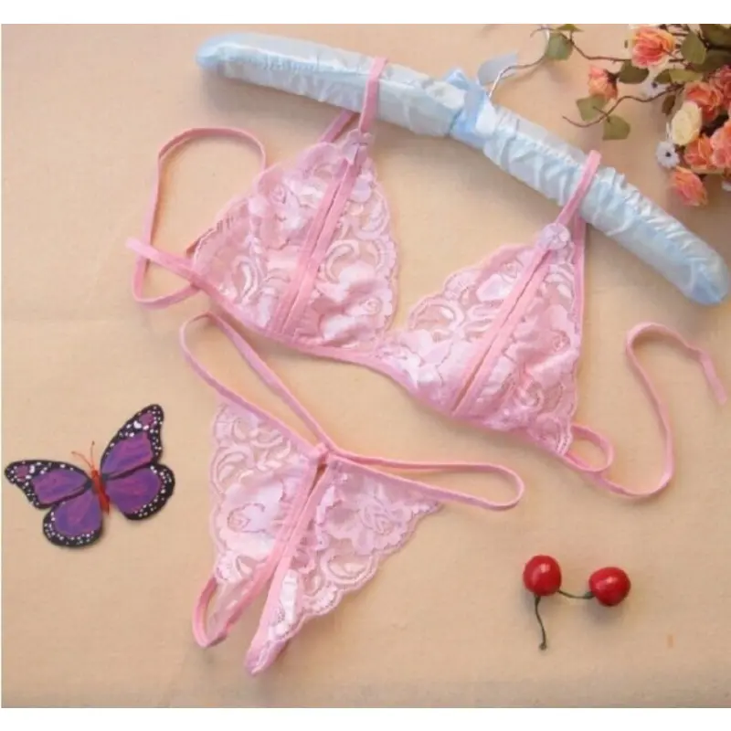 Women Lady Sexy Lingerie Lace Underwear Sleepwear G-string Lingerie Female Underwear Set Women's Bra Suit sexy costume