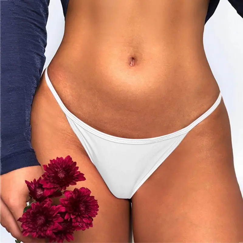 Sexy Thong G String Underwear Women Panties T-Back Floral Briefs Female Thongs Bikini