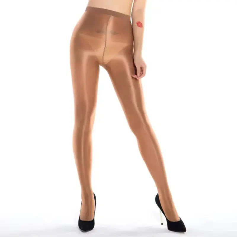 70D Ladies' Shiny Stockings Sexy Leggings Shiny Oil Satin Tights Underwear Dance Singer Reflective Stockings DS Nightclub