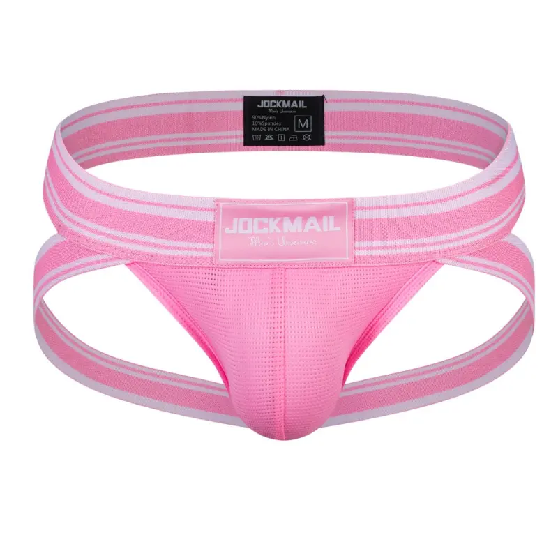 New Sexy Men's G-String Sexy U Bugle Pouch Men's Thongs Mesh Breathable Hip Lift  Underpants Black White Pink Solid Men's Thongs