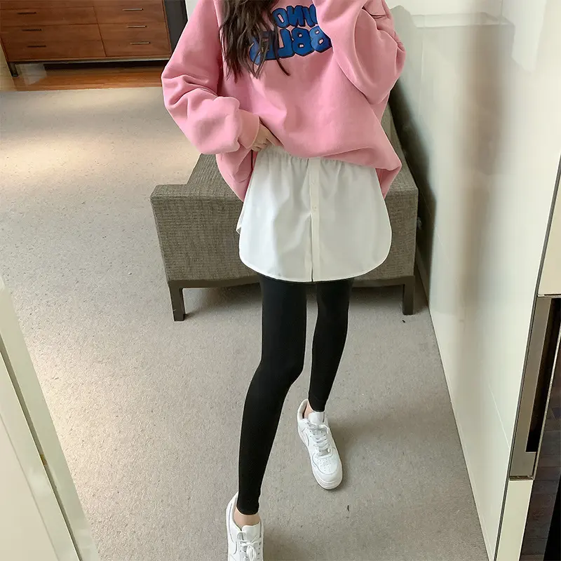Women Fake Shirt Hem Detachable Underskirt Irregular Skirt Tail Blouse Hem Extender Mini Skirt Layered Inner Layer for women