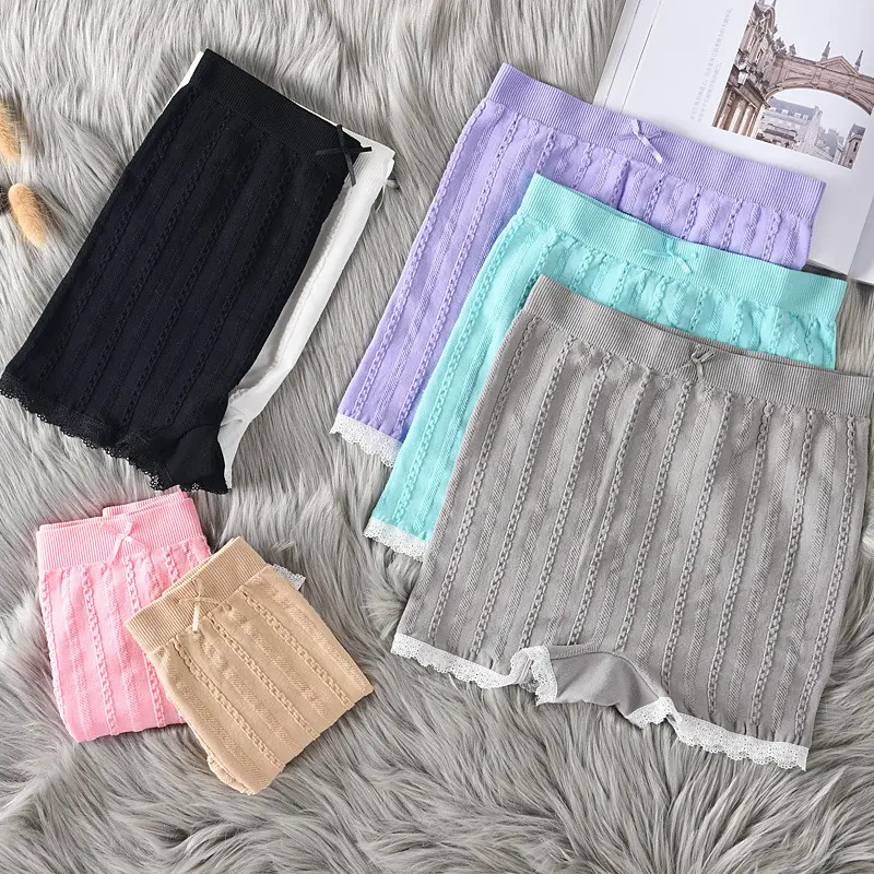 Short Pants Women Summer Sexy Lace Seamless Shorts Safety Pants for Dress Panties Skirt Shorts Women Underwear Boxers