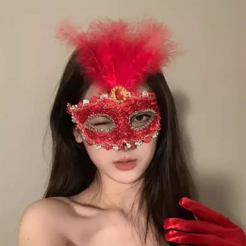 Sexy Lace Mask Women Eye Masquerade Halloween Party Masks Masked Ball Cosplay Masque Venetian Costumes Carnival Half Face Mask