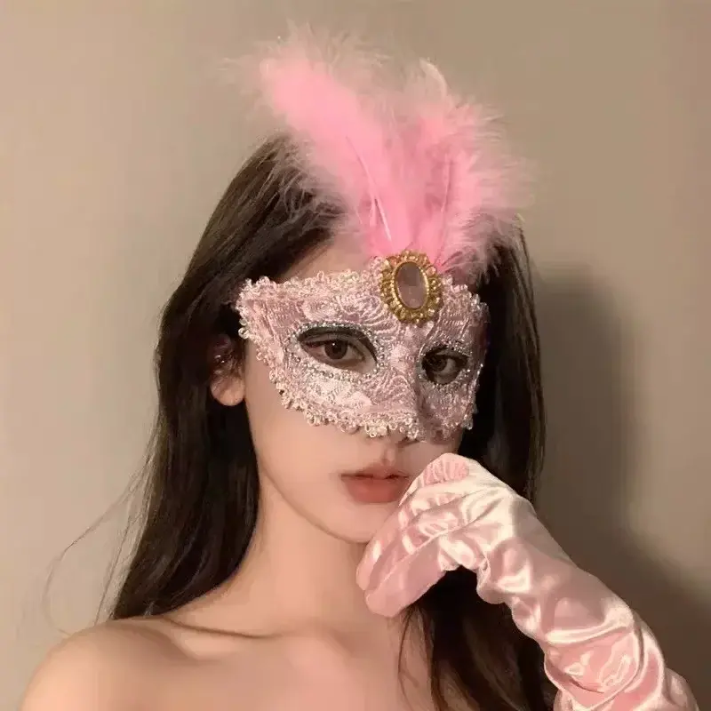 Sexy Lace Mask Women Eye Masquerade Halloween Party Masks Masked Ball Cosplay Masque Venetian Costumes Carnival Half Face Mask