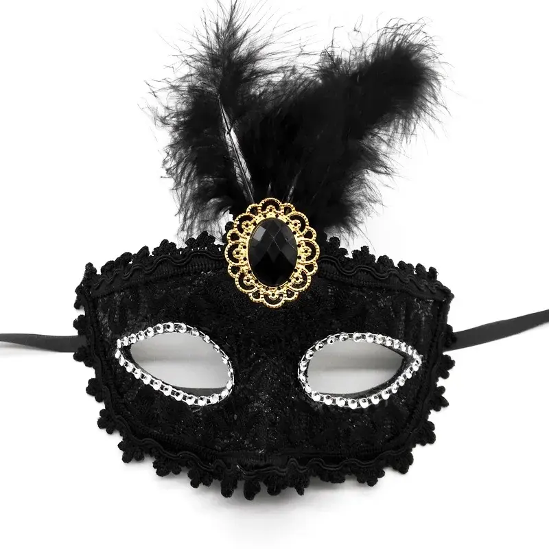 Sexy Lace Mask Women Eye Masquerade Halloween Party Masks Masked Ball Cosplay Masque Venetian Costumes Carnival Half Face Mask