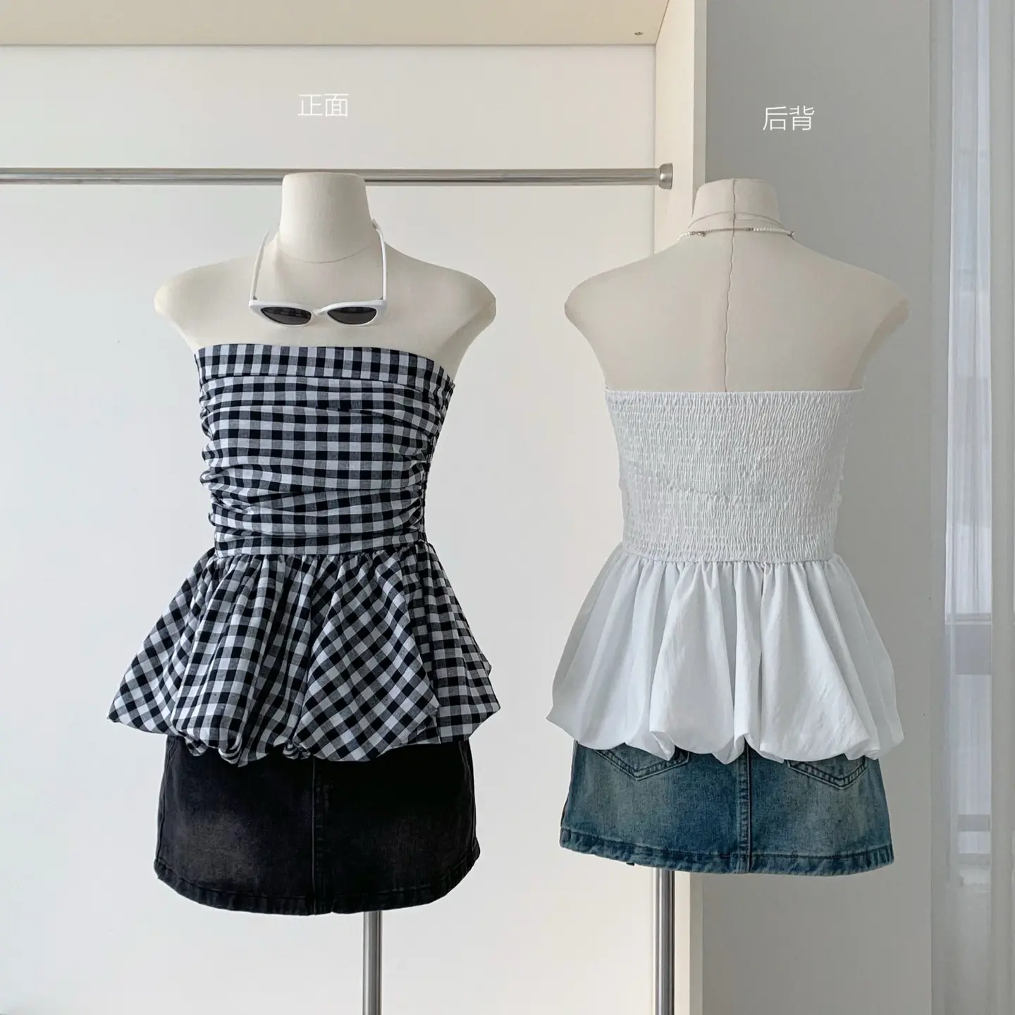 Sleeveless Strapless Vest for Women Sexy Backless Crop Top 2025 Ropa Mujer Folds Tunic Summer Camis Fashion Korean Y2k Tanks