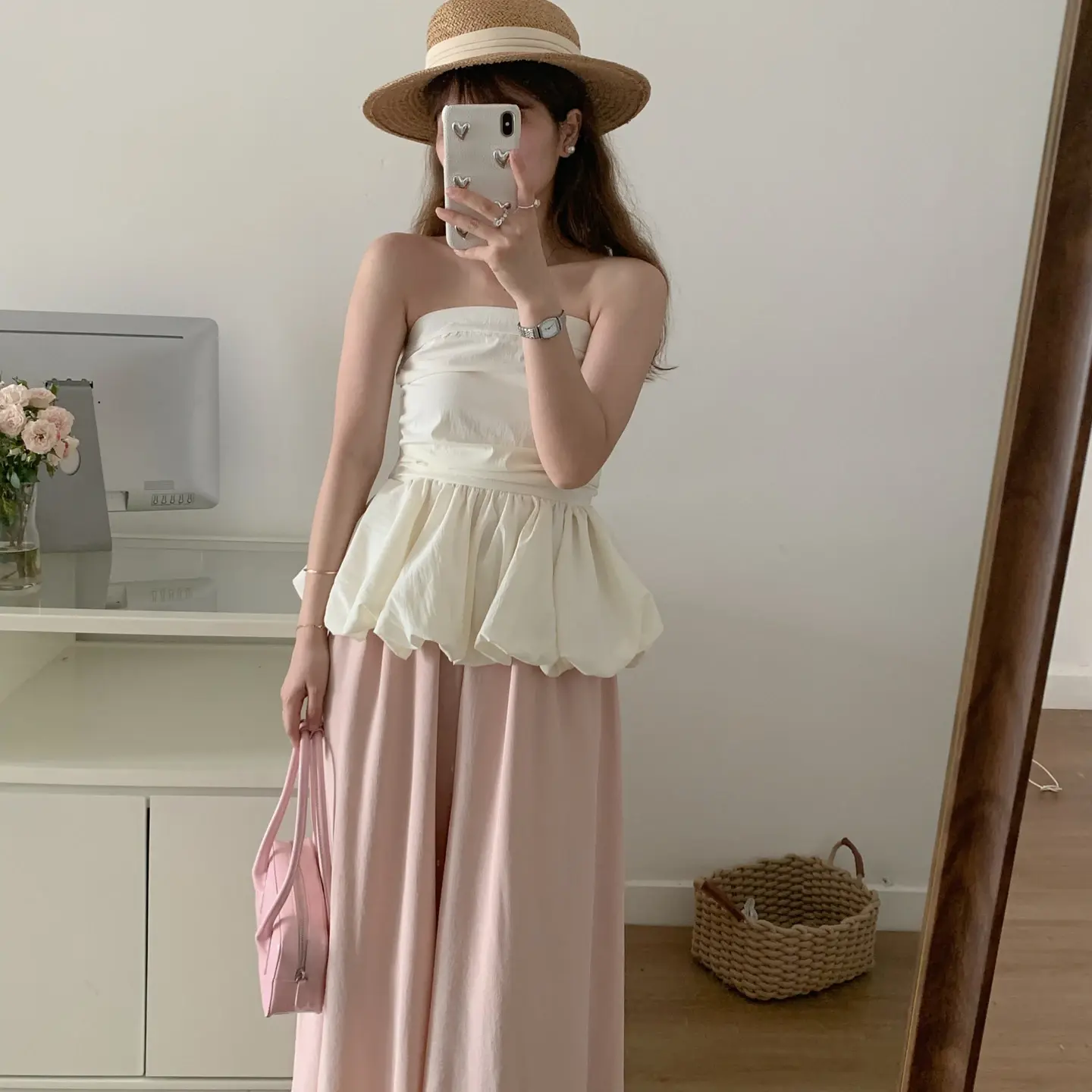 Sleeveless Strapless Vest for Women Sexy Backless Crop Top 2025 Ropa Mujer Folds Tunic Summer Camis Fashion Korean Y2k Tanks