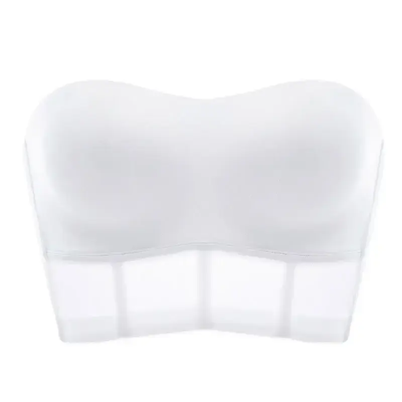 Strapless Bra Push Up Invisible Bras Tube Tops Seamless Bralette Wedding Brassiere Bandeau Women Underwear Wireless Lingerie