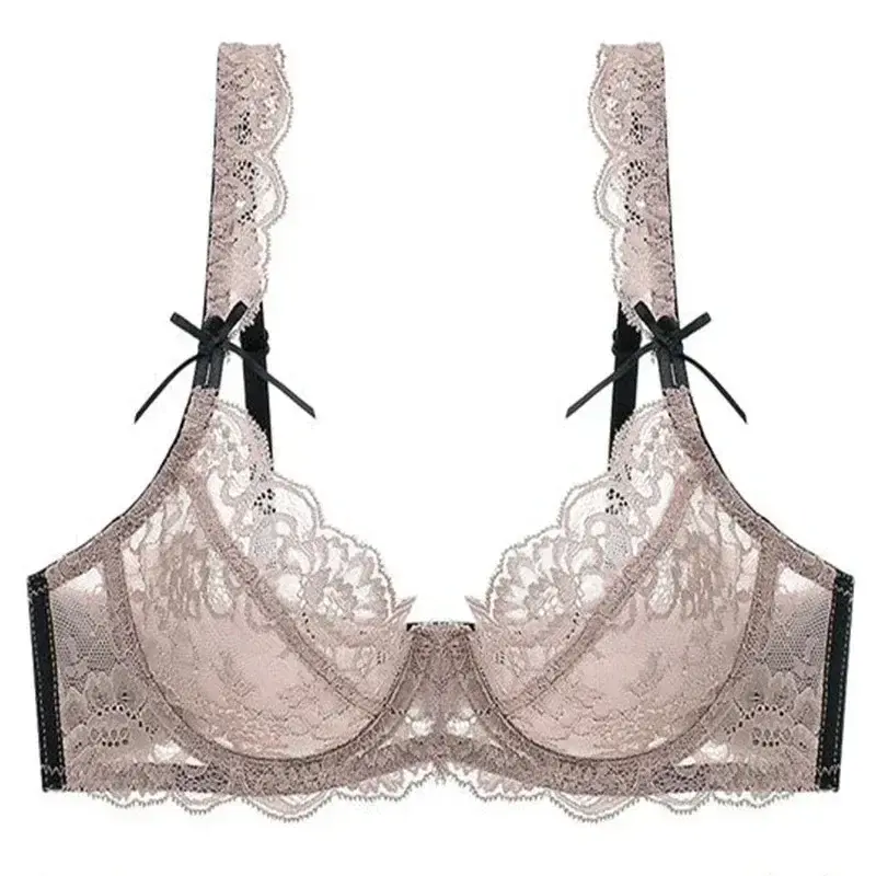 New Sexy Plus Size Lingerie Floral Lace ABCDE Cup Underwear Female Black White Red Purple Brassiere Bralette Push Up Bras