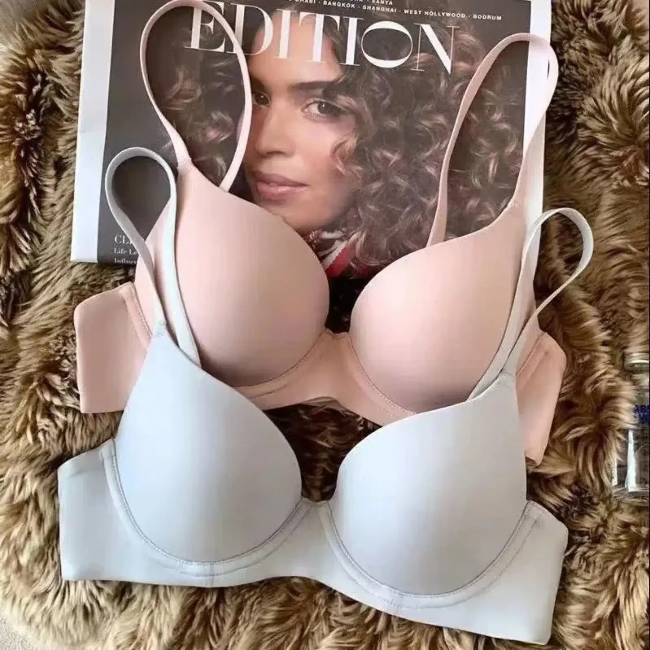 Seamless Bras for Women Push Up Bra Invisible Support Brassiere Sexy Lingerie 3/4 Cup Top Soft Simpe Bralette Women's Underwear