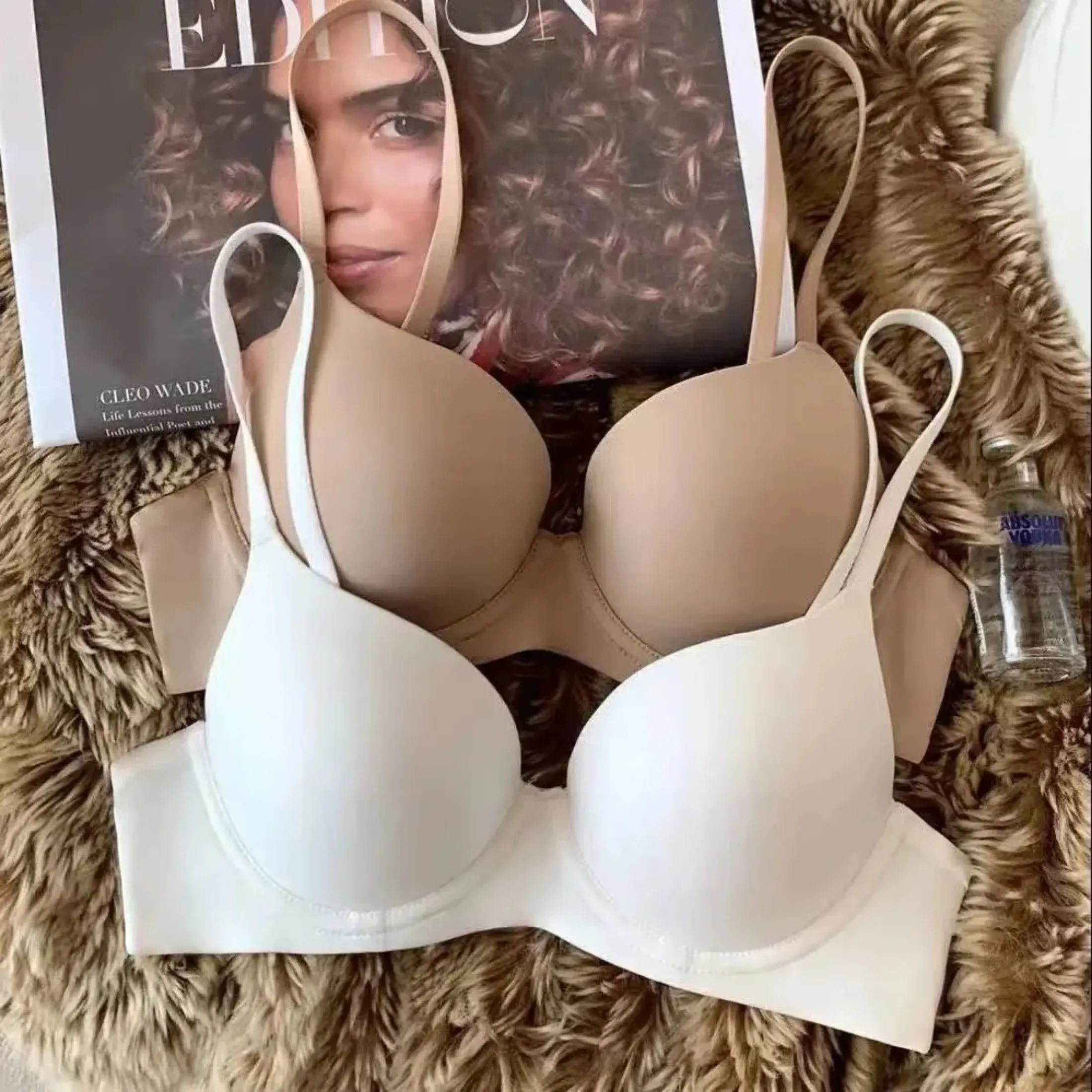 Seamless Bras for Women Push Up Bra Invisible Support Brassiere Sexy Lingerie 3/4 Cup Top Soft Simpe Bralette Women's Underwear