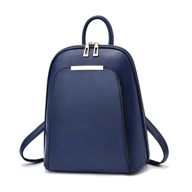 Pu Leather Backpack Women Teenage Girls School Shoulder Bag Bagpack High Quality Female Backpacks Travel Mochila