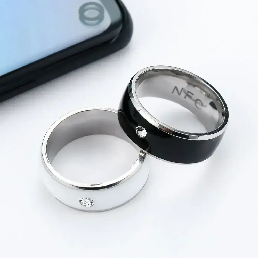 NFC Smart Finger Ring Intelligent Wear Connect Android Phone Equipment Rings Fashion Multifunctional Waterproof NFC Finger Ring