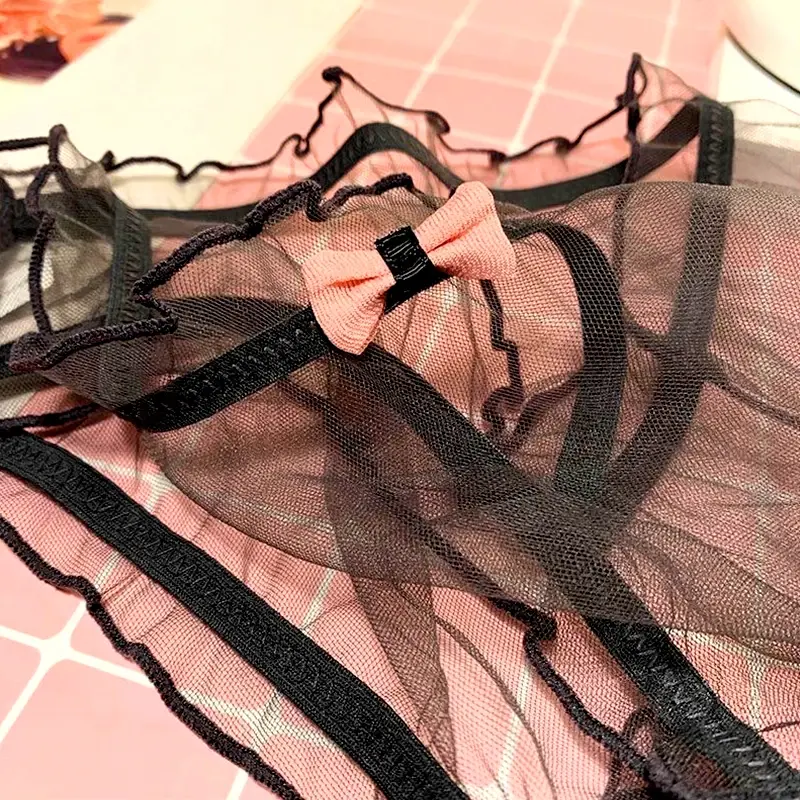 Japanese Style Lolita Underwear Panty New Transparent Sexy Women Lace Panties Female Summer Pure Cotton Crotch Breathable