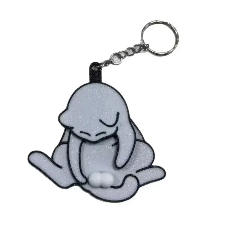 Mischief Cat Interactive Keychain,Cat  Play With Its Spinning Balls Funny Pendant Bag Charm,Funny Gift For Cats Lovers