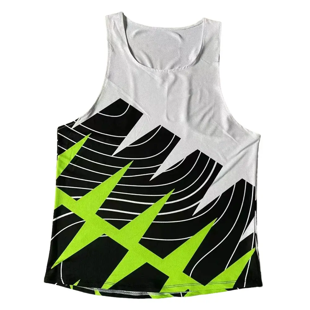 Running Vest Athletics Tank Top Runnning Speed Fitness Shirt Sleeveless Men Quick Dry Cloth Track Field Singlet Outdoor T-shirts