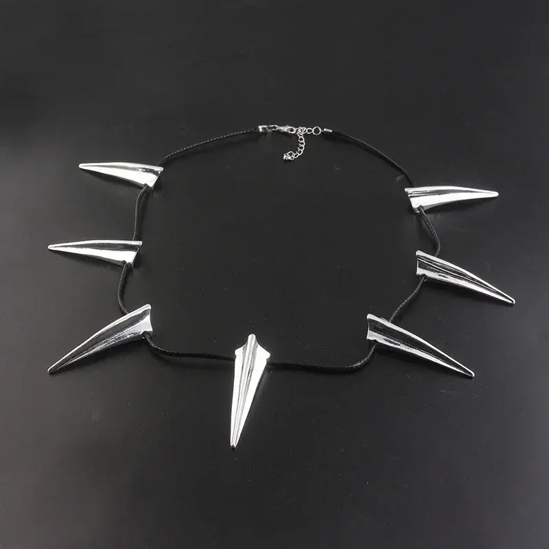 COS Film and Television Peripheral Black Panther Punk Necklaces Civil War Superhero Claw Cool Necklace For Men Fans Gift