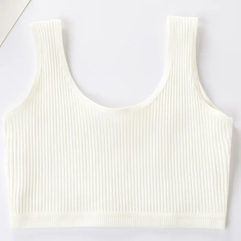 Girls Bra Kids Cotton Comfort Bras Baby Girl Solid Colors Top Child Casual Underwear For Girls Clothes For Teens Sports Bra