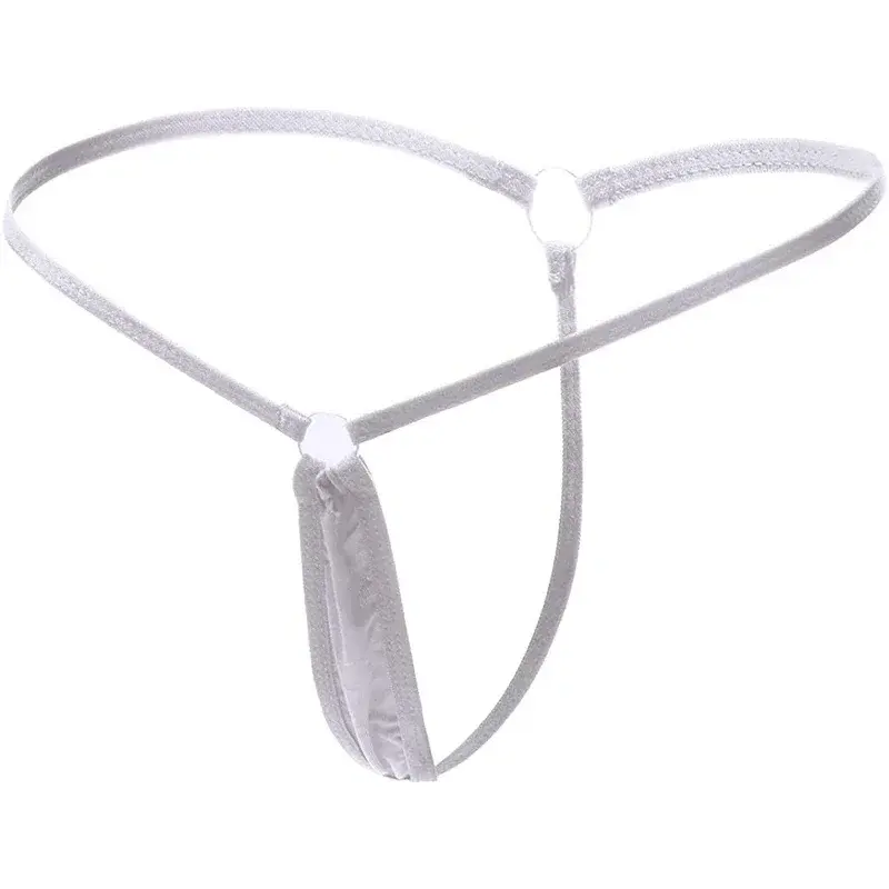 Small G-String Panties Women's Underwear Solid Color Simple T Pants Sexy One Rope Mini Panties Lingerie Hollow Out Thong