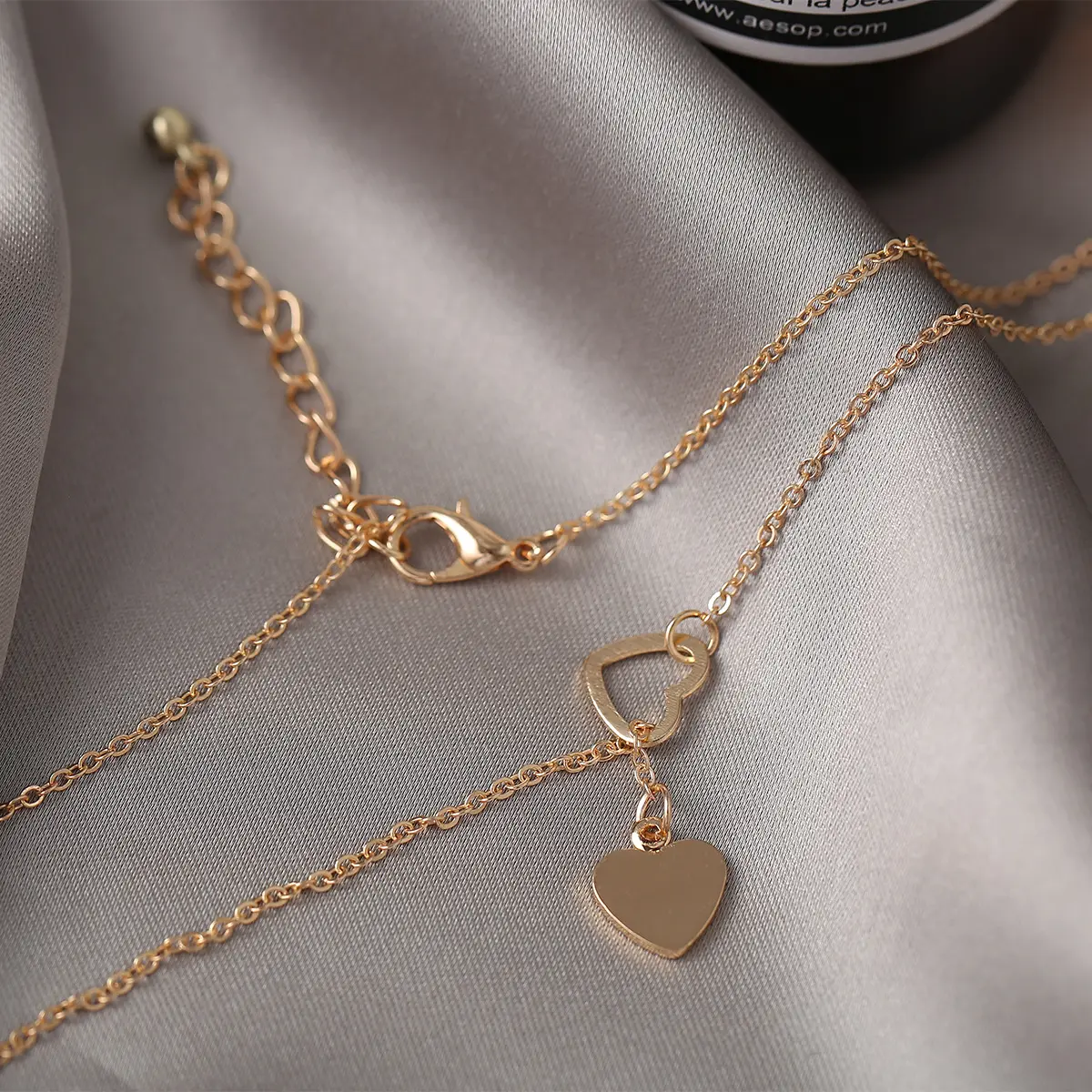 925 Sterling Silver Transformer Adjustable Chain Heart Pendant Charm Necklace Drop Choker Resizable Women Luxury Jewekry