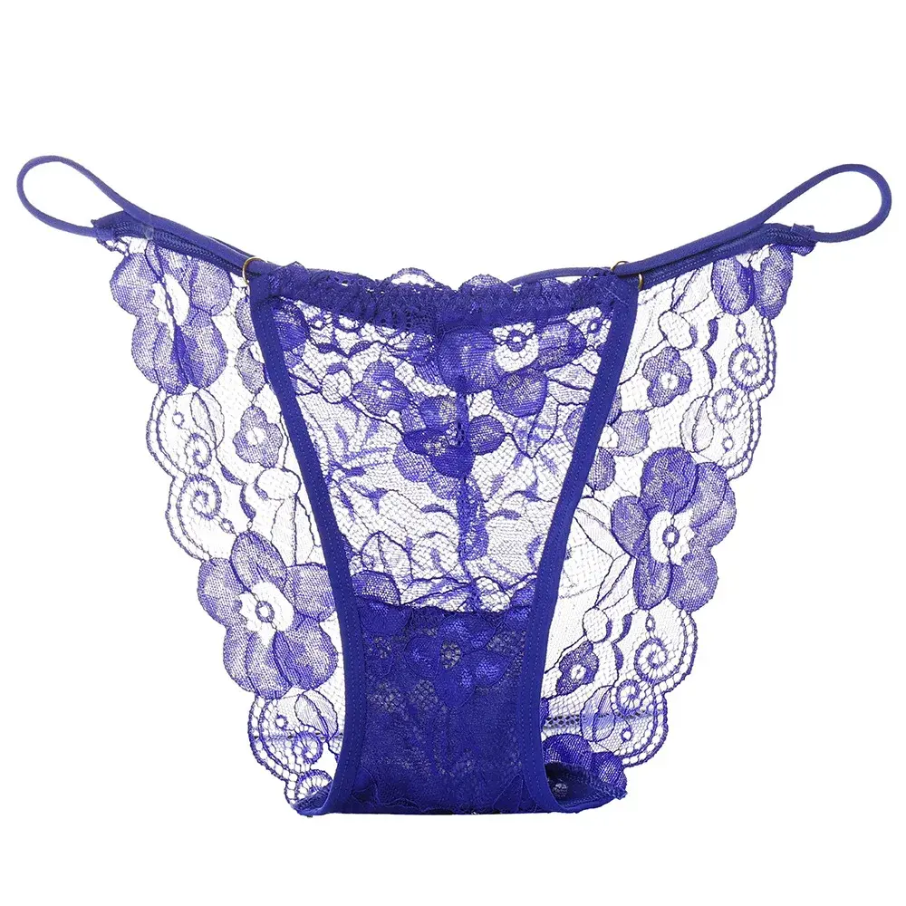 Panties Woman Comfort Low-Rise Briefs Women's Thin Breathable Transparent Sexy Lace Underwear Set Hollow Out Lingerie