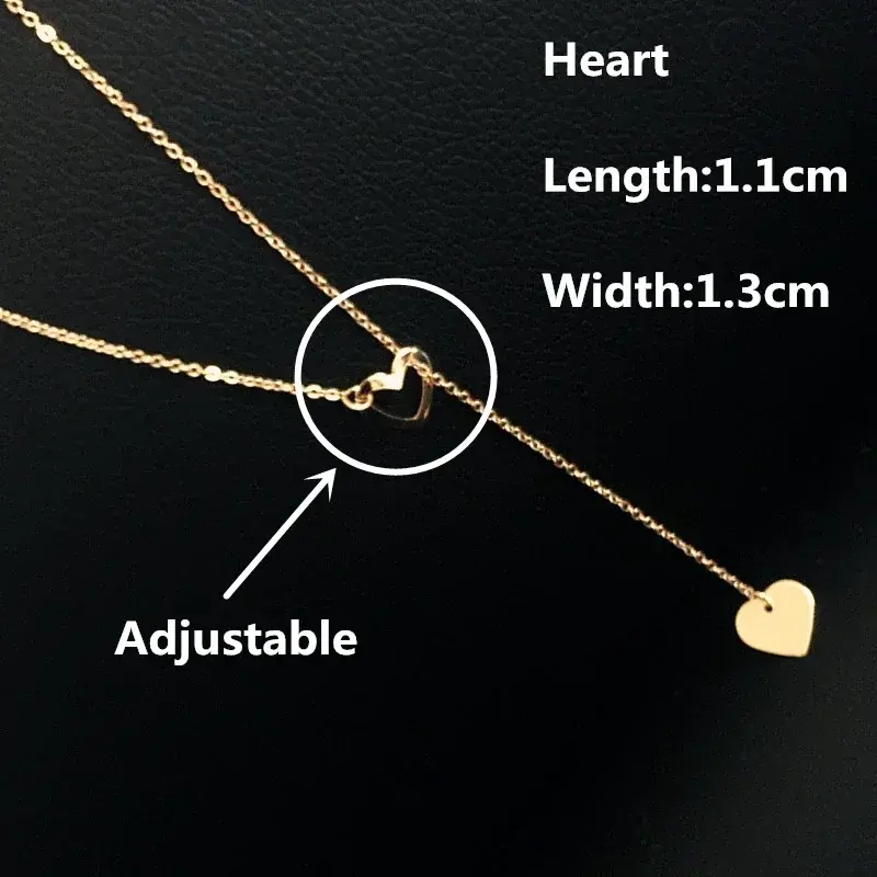 925 Sterling Silver Transformer Adjustable Chain Heart Pendant Charm Necklace Drop Choker Resizable Women Luxury Jewekry